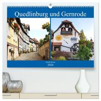Vorderes Coverbild Quedlinburg und Gernrode (hochwertiger Premium Wandkalender 2026 DIN A2 quer), Kunstdruck in Hochglanz
