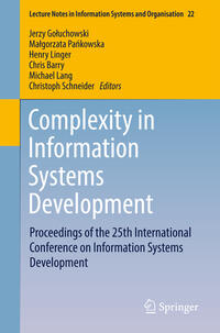 Vorderes Coverbild Complexity in Information Systems Development