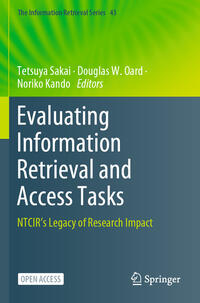 Vorderes Coverbild Evaluating Information Retrieval and Access Tasks