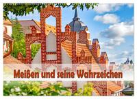 Vorderes Coverbild Meißen und seine Wahrzeichen (Wandkalender 2026 DIN A2 quer), CALVENDO Monatskalender