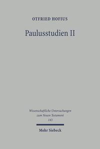 Vorderes Coverbild Paulusstudien