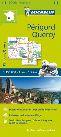 Vorderes Coverbild Michelin Périgord, Quercy