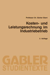 Vorderes Coverbild Kosten- und Leistungsrechnung im Industriebetrieb