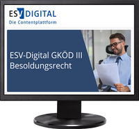 Vorderes Coverbild ESV-Digital GKÖD III Besoldungsrecht des Bundes und der Länder - Jahresabonnement