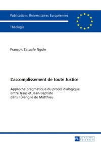 Vorderes Coverbild L’accomplissement de toute Justice