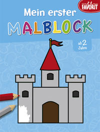 Vorderes Coverbild Mein erster Malblock – blau