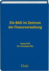 Vorderes Coverbild Die BAO im Zentrum der Finanzverwaltung