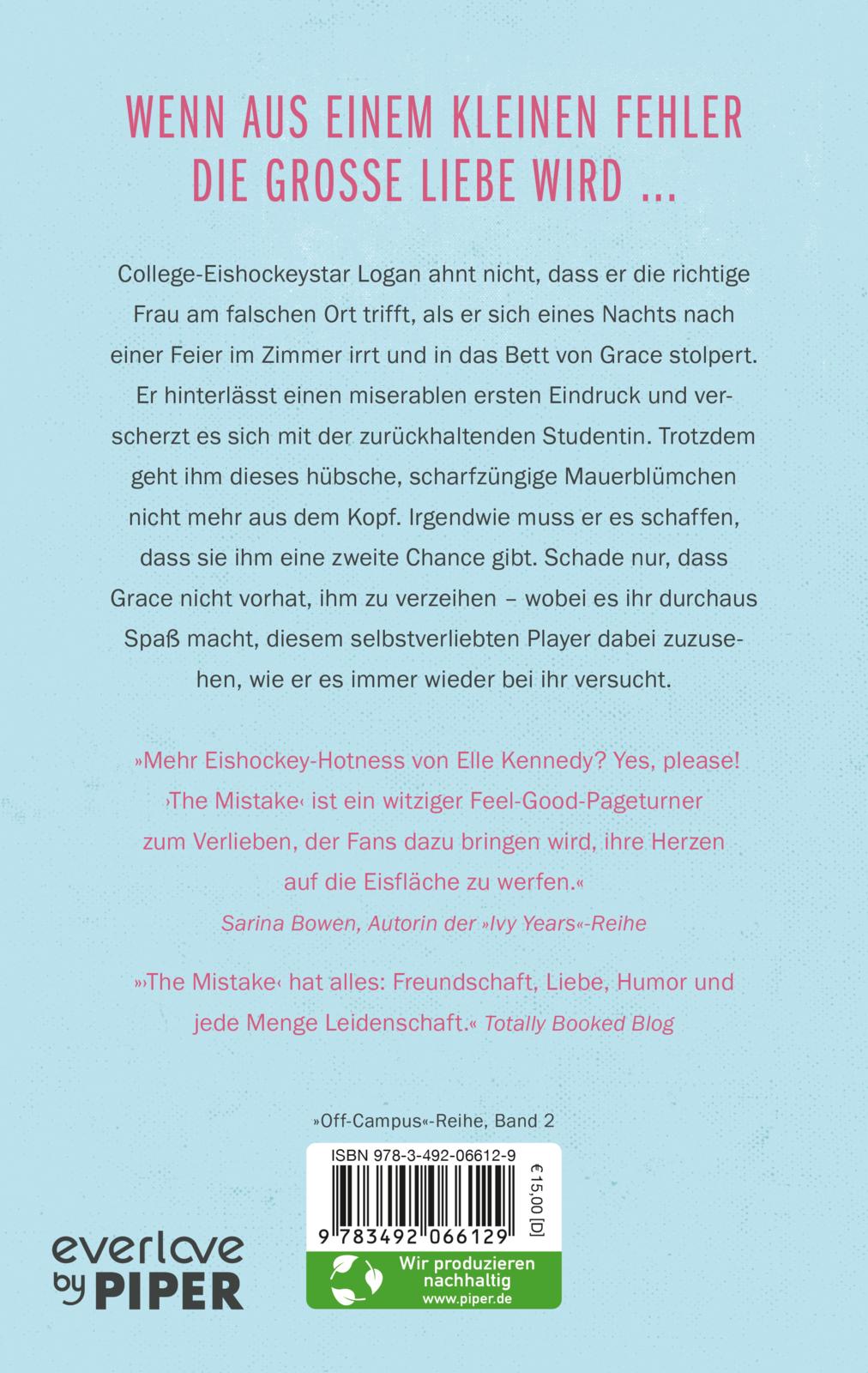 Rückseitencover The Mistake – Niemand ist perfekt