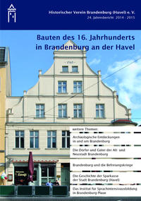 Vorderes Coverbild Bauten des 16. Jahrhunderts in Brandenburg an der Havel