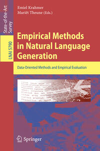 Vorderes Coverbild Empirical Methods in Natural Language Generation