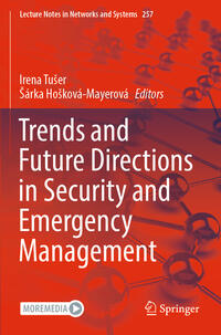 Vorderes Coverbild Trends and Future Directions in Security and Emergency Management