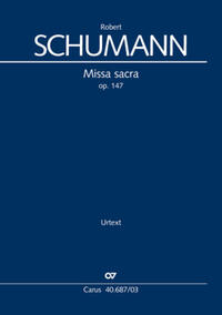 Vorderes Coverbild Missa sacra c-Moll (Klavierauszug)