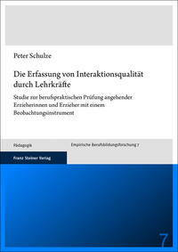 Vorderes Coverbild Die Erfassung von Interaktionsqualität durch Lehrkräfte
