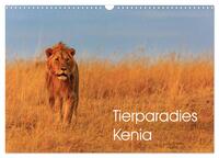 Vorderes Coverbild Tierparadies Kenia (Wandkalender 2026 DIN A3 quer), CALVENDO Monatskalender