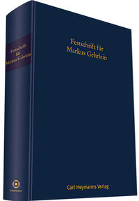Vorderes Coverbild Festschrift für Markus Gehrlein