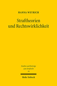 Vorderes Coverbild Straftheorien und Rechtswirklichkeit