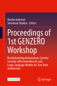 Vorderes Coverbild Proceedings of 1st GENZERO Workshop