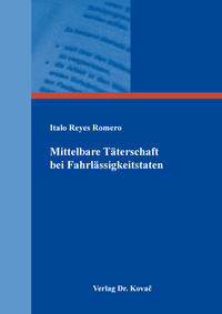 Vorderes Coverbild Mittelbare Täterschaft bei Fahrlässigkeitstaten