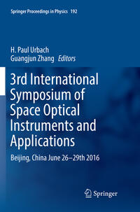 Vorderes Coverbild 3rd International Symposium of Space Optical Instruments and Applications