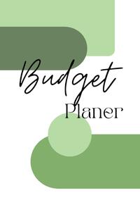 Vorderes Coverbild Budget Planer - für 12 Monate