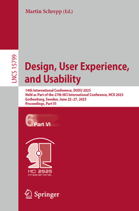 Vorderes Coverbild Design, User Experience, and Usability