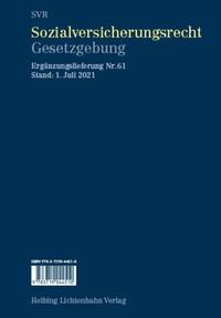 Vorderes Coverbild Sozialversicherungsrecht - Gesetzgebung EL 61