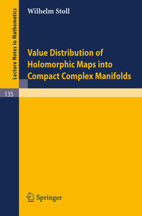 Vorderes Coverbild Value Distribution of Holomorphic Maps into Compact Complex Manifolds
