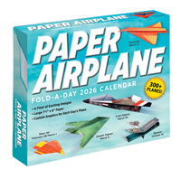 Vorderes Coverbild Paper Airplane Fold-a-Day – Papierflieger-Faltvorlage für jeden Tag 2026
