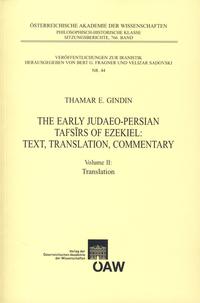 Vorderes Coverbild The Early Judaeo-Persian Tafsirs of Ezekiel: Text, Translation, Commentary