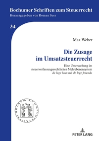 Vorderes Coverbild Die Zusage im Umsatzsteuerrecht