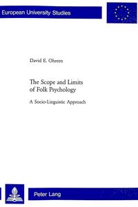Vorderes Coverbild The Scope and Limits of Folk Psychology