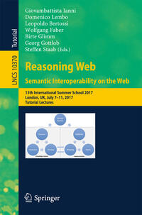 Vorderes Coverbild Reasoning Web. Semantic Interoperability on the Web