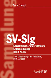 Vorderes Coverbild Sozialversicherungsrechtliche Entscheidungen SV-Slg