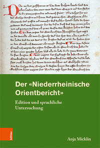 Vorderes Coverbild Der »Niederrheinische Orientbericht«