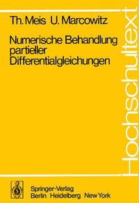 Vorderes Coverbild Numerische Behandlung partieller Differentialgleichungen