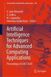 Vorderes Coverbild Artificial Intelligence Techniques for Advanced Computing Applications