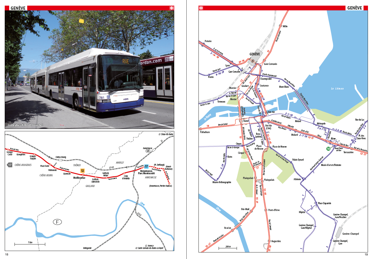Beispielinhalt (Bild) Tram Atlas Schweiz & Österreich
