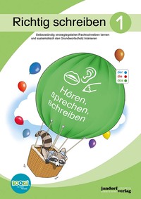 Vorderes Coverbild Richtig schreiben 1 (DaZ) BOOKii
