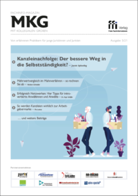 Vorderes Coverbild MkG-Fachinfomagazin Ausgabe 05/21