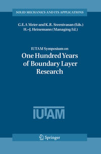 Vorderes Coverbild IUTAM Symposium on One Hundred Years of Boundary Layer Research