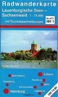 Vorderes Coverbild Radwanderkarte Lauenburgische Seen - Sachsenwald