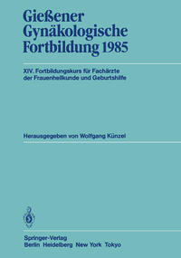 Vorderes Coverbild Gießener Gynäkologische Fortbildung 1985