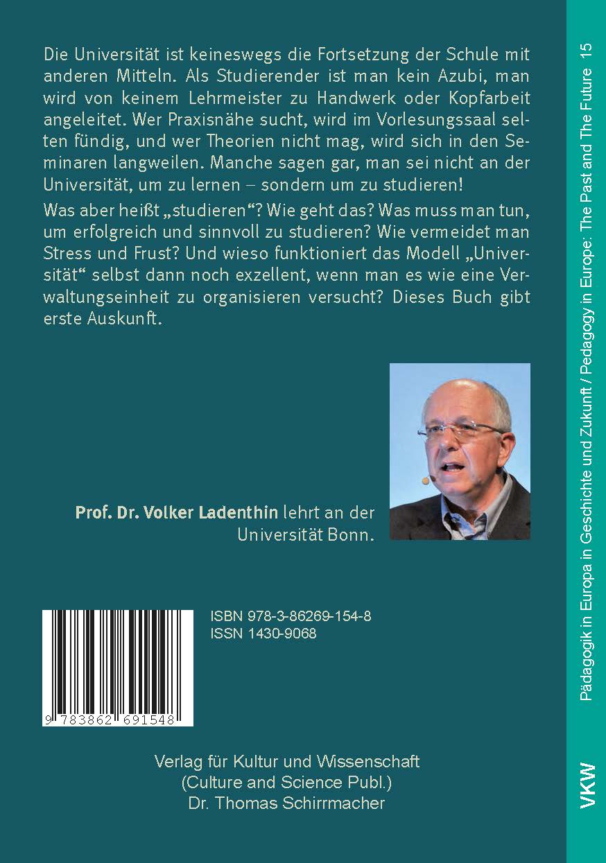 Rückseitencover Wie man richtig studiert