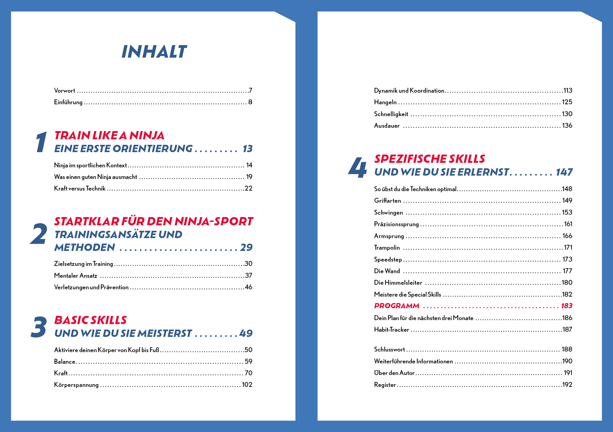 Beispielinhalt (Bild) Train like a Ninja
