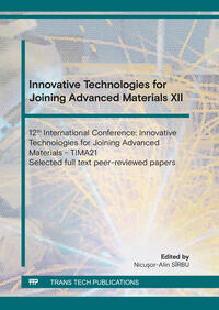 Vorderes Coverbild Innovative Technologies for Joining Advanced Materials XII
