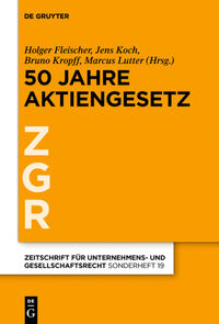 Vorderes Coverbild 50 Jahre Aktiengesetz