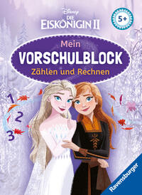 Vorderes Coverbild Disney Die Eiskönigin 2 - Mein Vorschulblock: Zählen und Rechnen