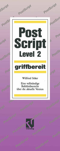 Vorderes Coverbild PostScript Level 2 griffbereit