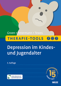 Vorderes Coverbild Therapie-Tools Depression im Kindes- und Jugendalter