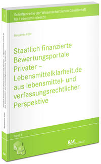 Vorderes Coverbild Staatlich finanzierte Bewertungsportale Privater